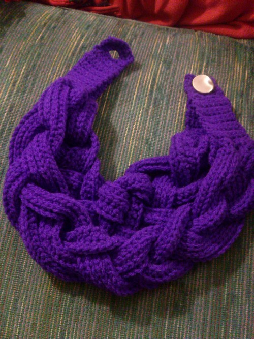 Double Layered Braided Cowl