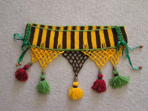 Crochet Bellydance Tassel Belt