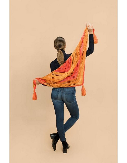 Crochet Calore Tassel Shawl