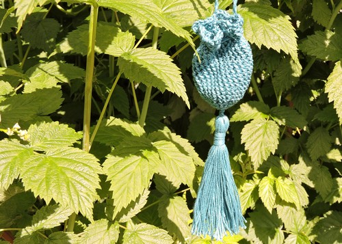 Crochet Tasseled Amulet Bag