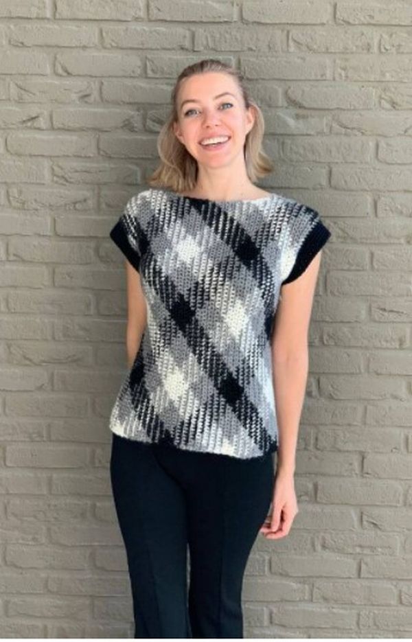 Planned Pooling Crochet Top Free Pattern