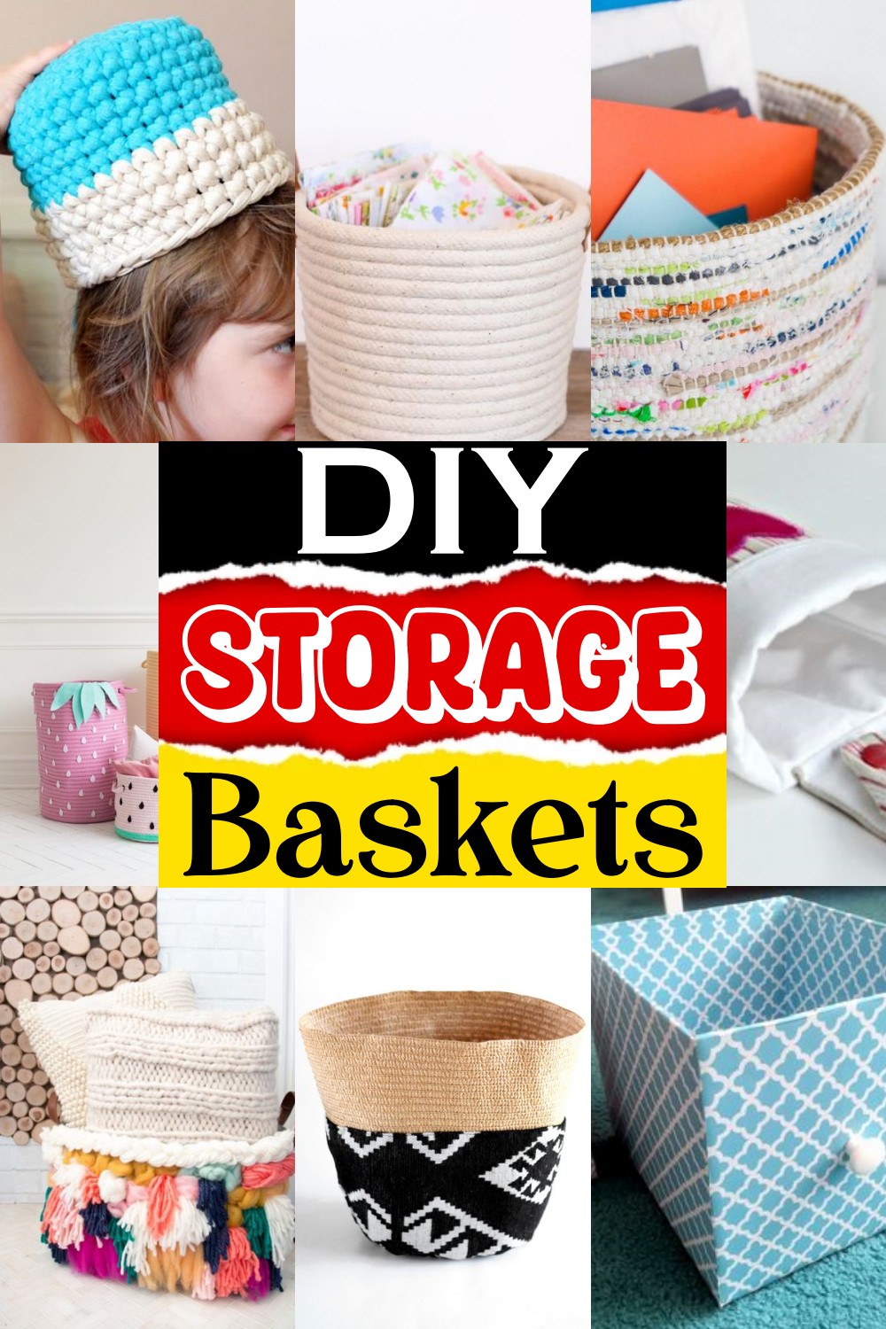 Storage Ideas, Storage Baskets for Shelves, Storage Baskets for Clothe –  Silvia Home Craft