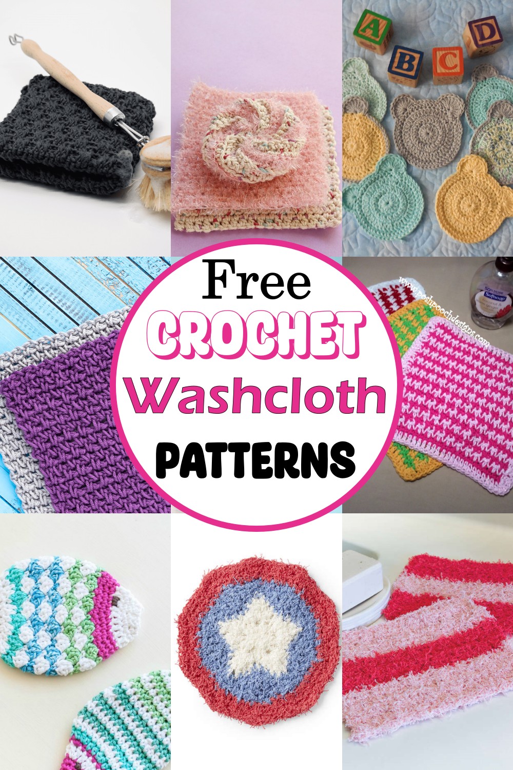 Free Crochet Washcloth Patterns