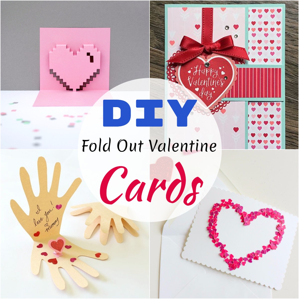 DIY Fold Out Valentine Cards 2