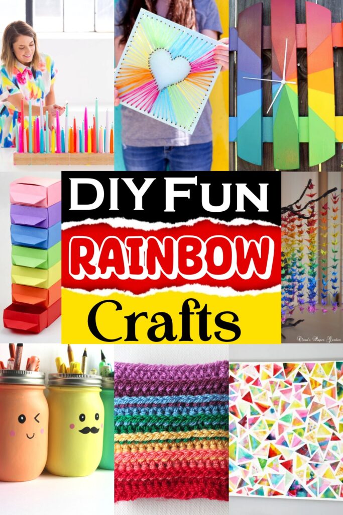 15 Fun Rainbow Crafts - Diyncrafty