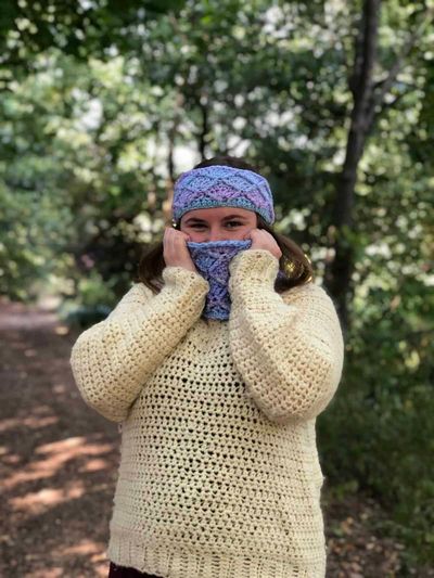 Cowl And Headband Set Crochet Pattern