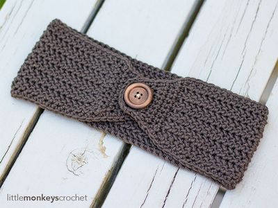 Easy Herringbone Earwarmer