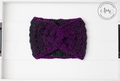 Mulberry Wine Crochet Earwarmer Pattern