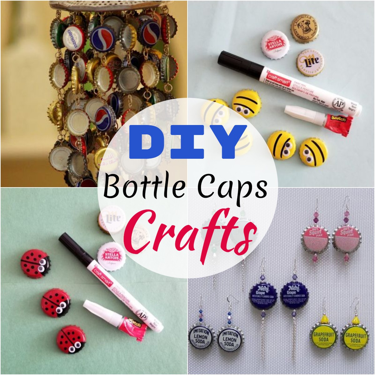 DIY Bottle Caps Crafts 2