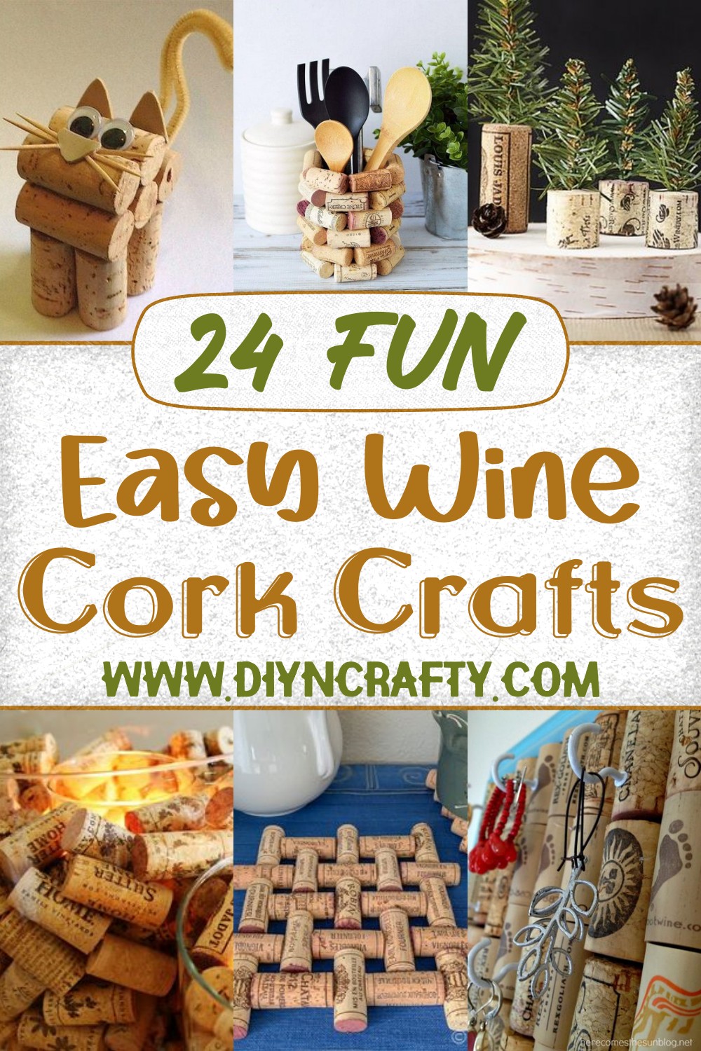 24 Fun And Easy Wine Cork Crafts - DIYnCrafty