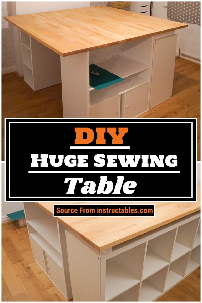 16 Free DIY Sewing Table Plans And Ideas DIYnCrafty