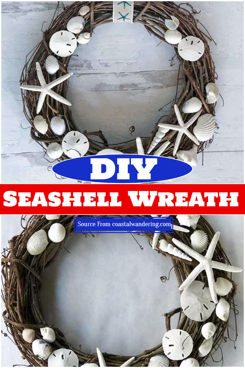 DIY Seashell Wreath