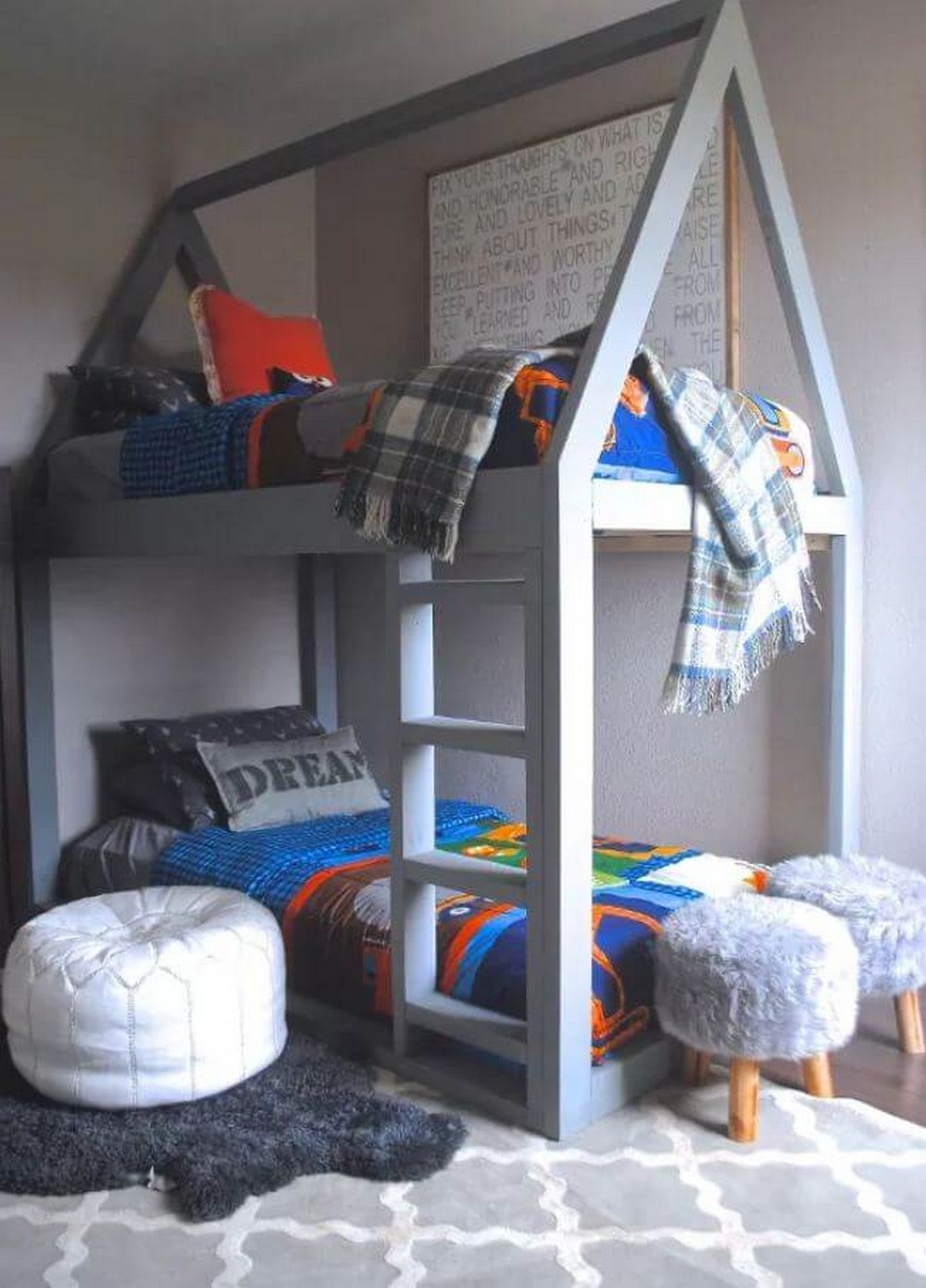 DIY House Bunk Bed