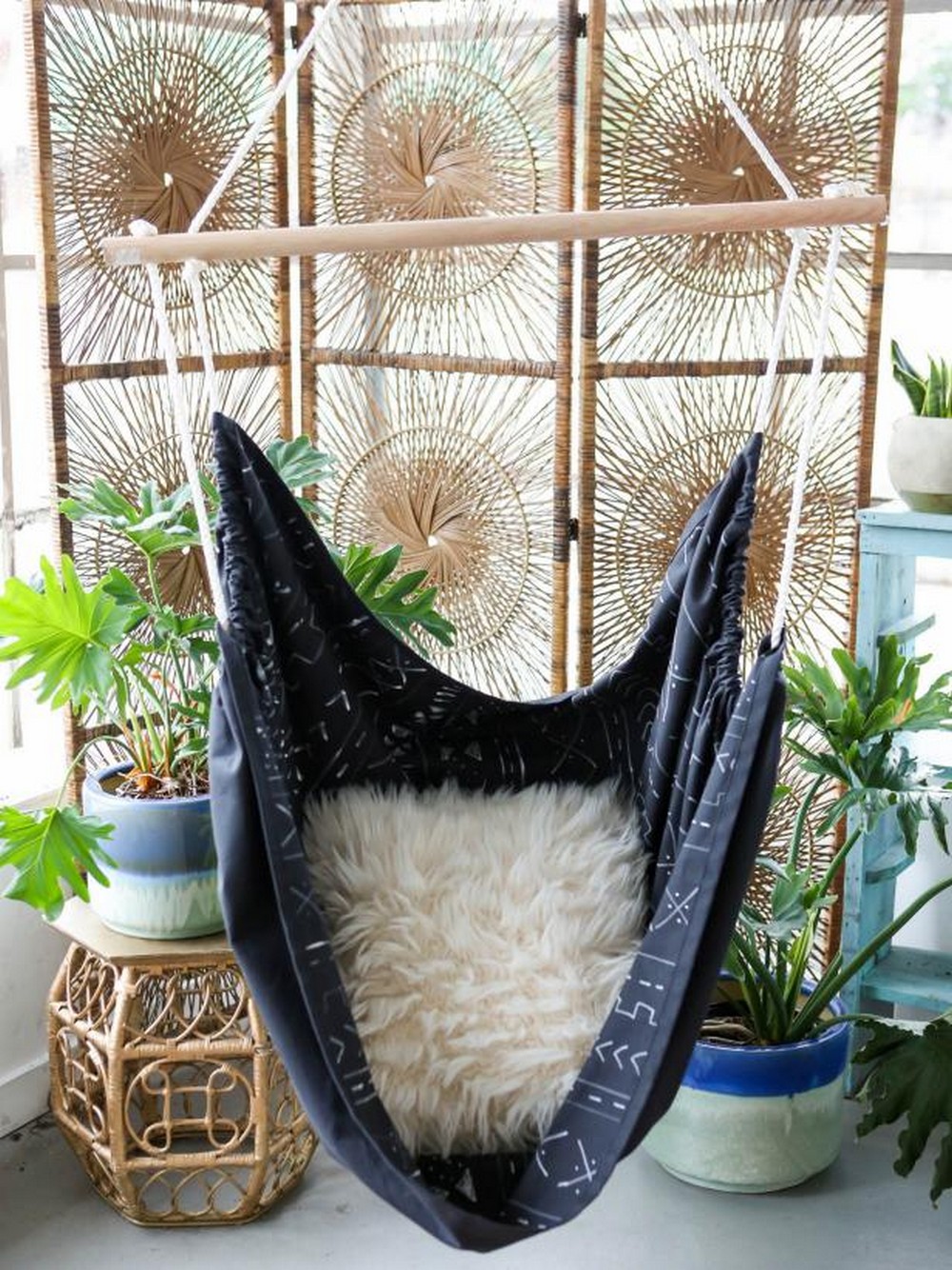 DIY Mudcloth Hammock Chair