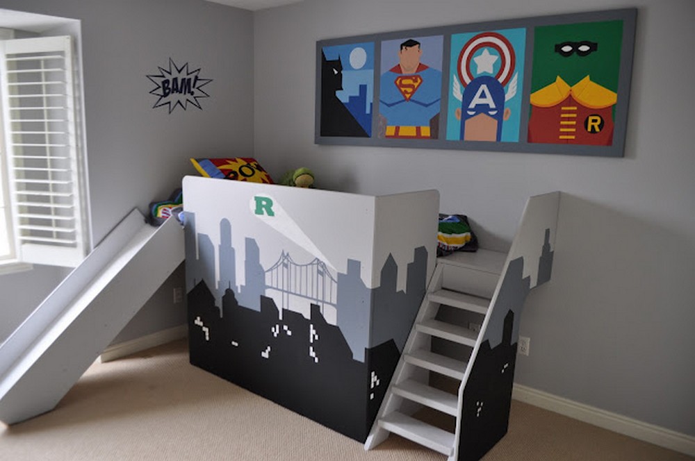 DIY Super Hero Bed