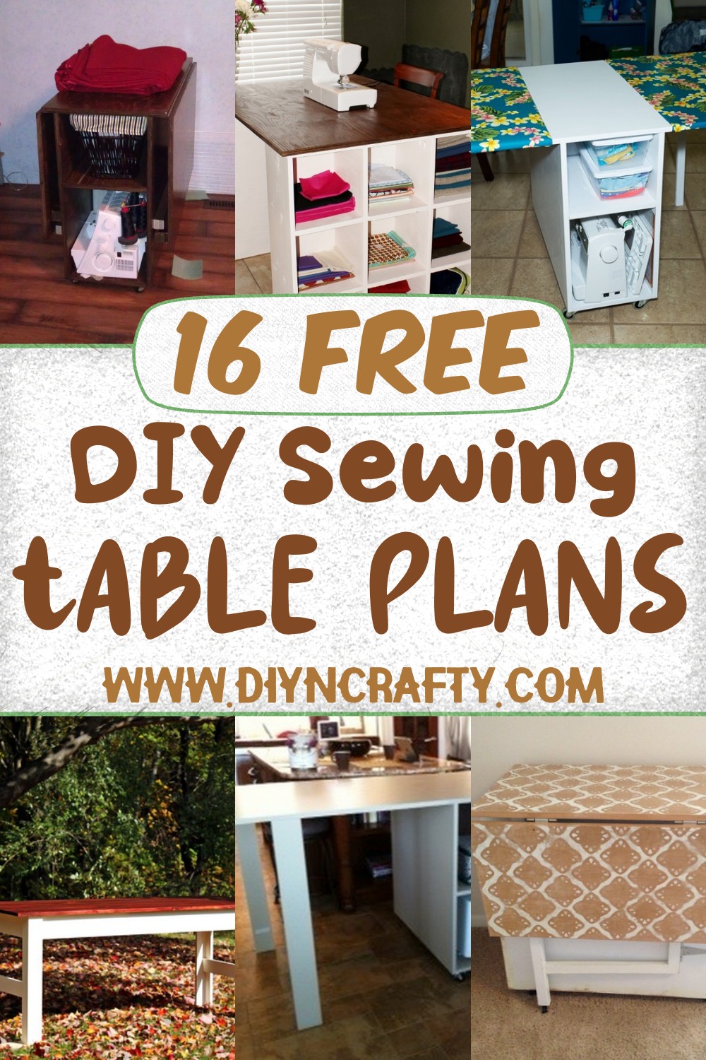 10 Free DIY Sewing Table Plans