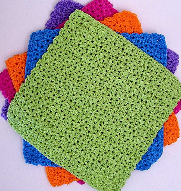 Crochet Justright And Bigtime Dishcloths Pattern