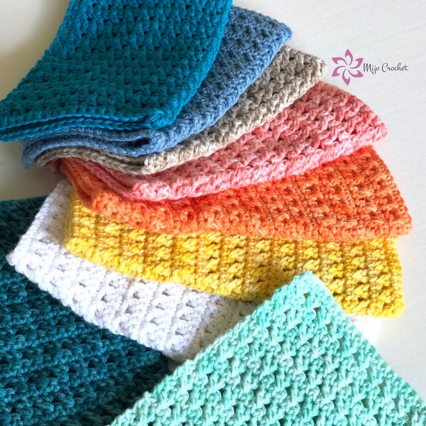 Crochet Mijo Dishcloth Pattern