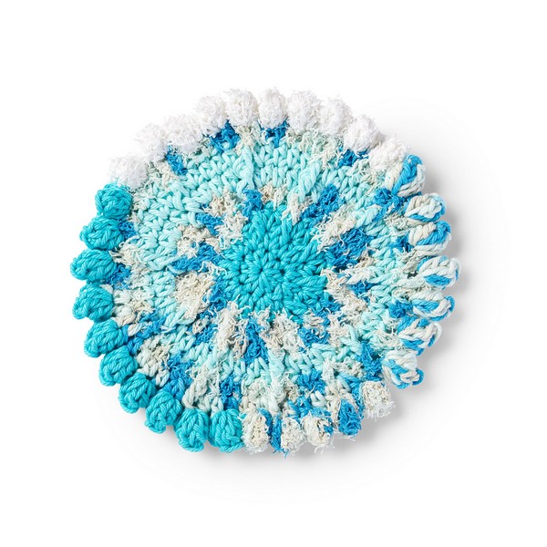 Crochet Scrubbing In The Round Dishcloth Pattern