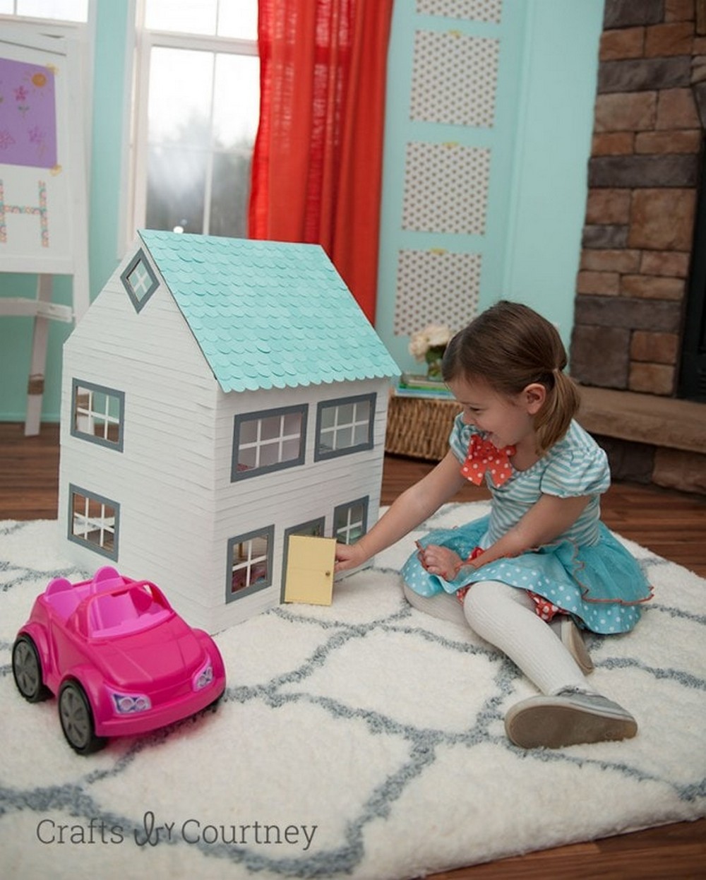 DIY Cardboard Box Dollhouse