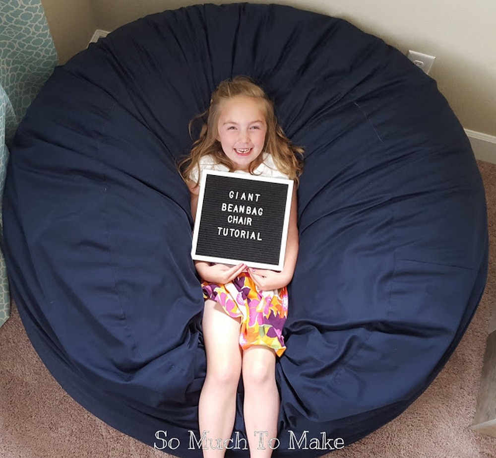 DIY Giant Bean Bag Chair