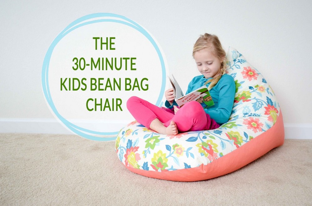 DIY Sew A Kids Bean Bag Chair In 30 Minutes