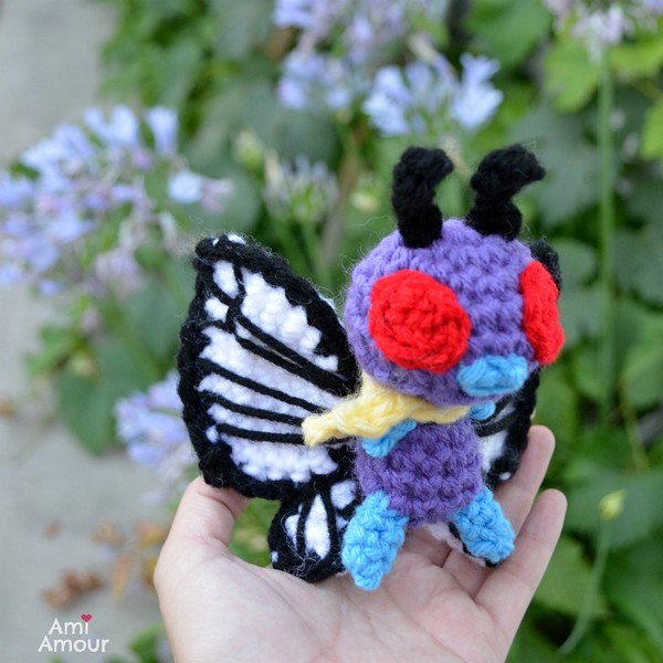 Free Crochet Butterfree Pokemon Amigurumi Pattern