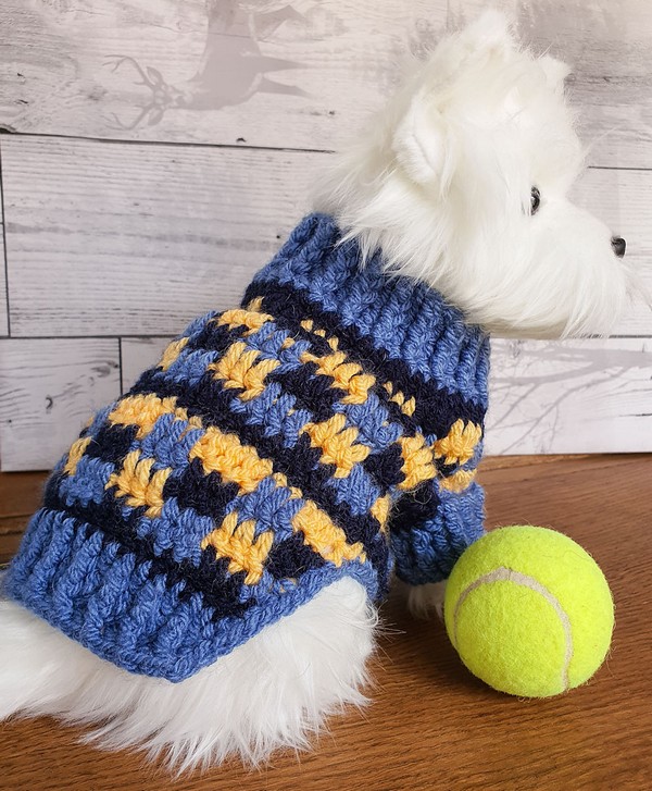 15 Free Crochet Dog Sweater Patterns For Winter DIYnCrafty