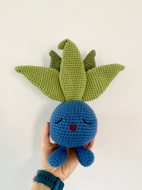 Free Crochet Oddish From Pokemon Pattern