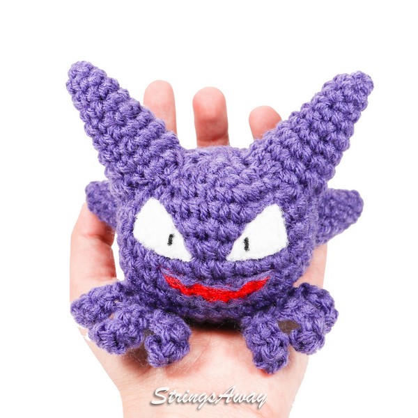 Free Crochet Pokemon Haunter Amigurumi Pattern