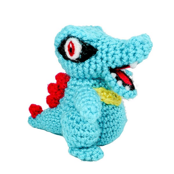 Free Crochet Pokemon Totodile Amigurumi Pattern