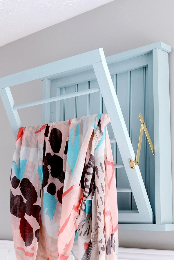 Inspired Beadboard Laundry Drying Rack