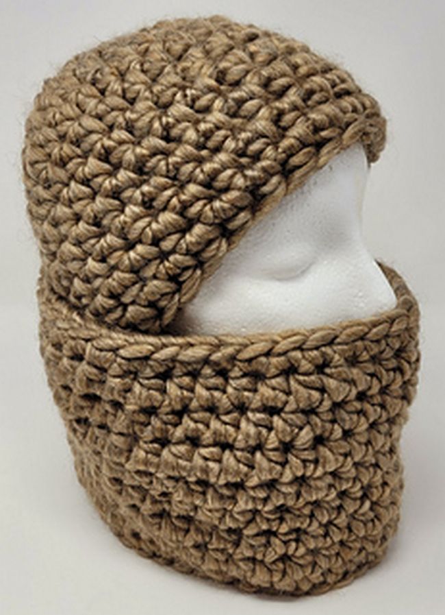 crochet cowl and hat pattern 