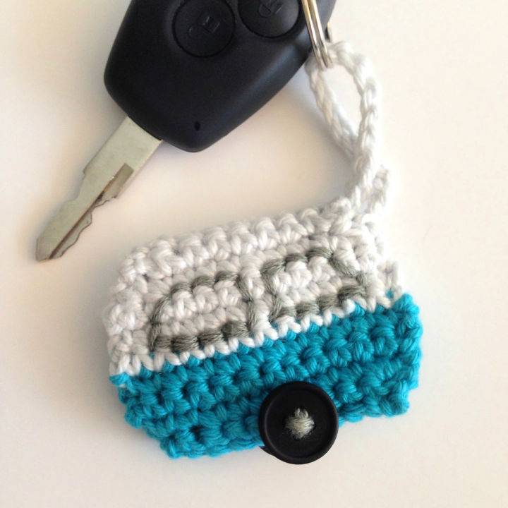 Crochet a Caravan Keychain