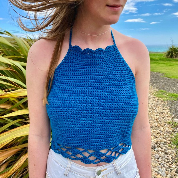 Crochet Coastal Cove Top Pattern