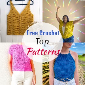 70 Free Crochet Top Patterns To Hit This Summer • DIY & Crafts