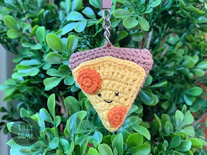 Pizza Slice Keychain