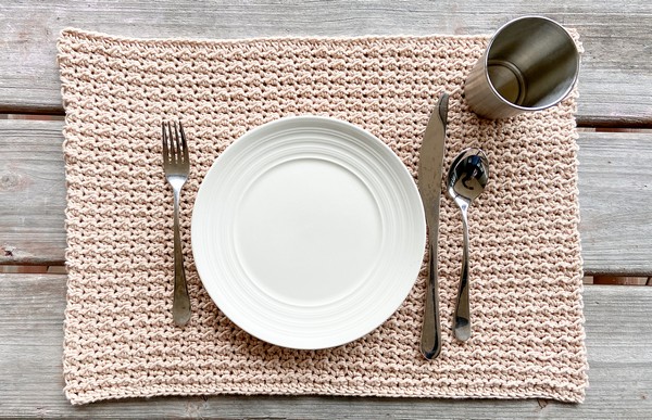 Crochet Backyard Placemat Pattern