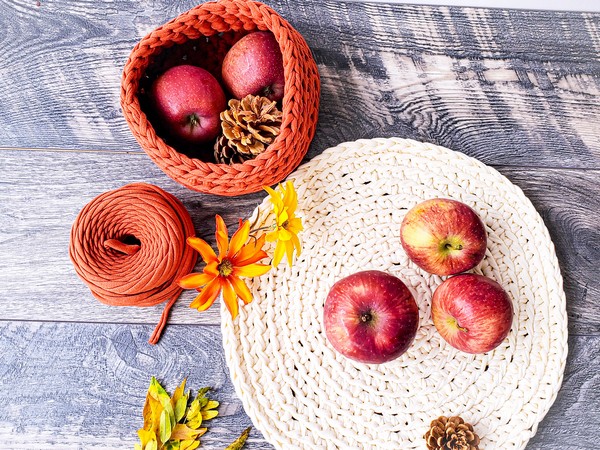 Crochet Basket And Placemats Set Pattern