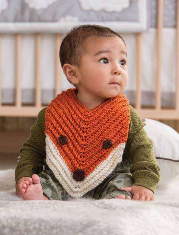 23 Free Crochet Baby Bib Patterns - DIYnCrafty