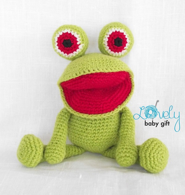 Crochet Frog Amigurumi Pattern