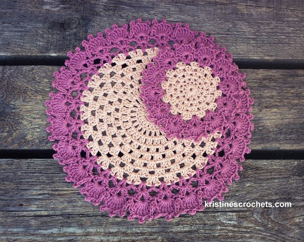 Crochet Tea Party Placemat Pattern