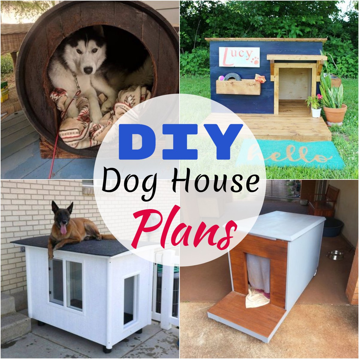 DIY Dog House Plans 1