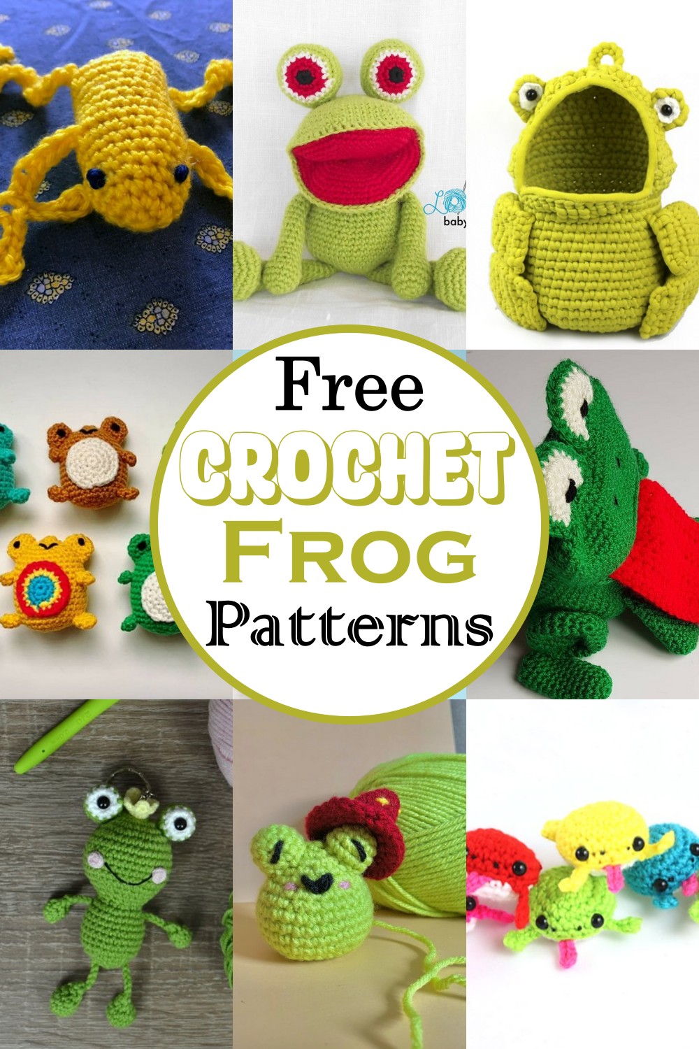 Free Crochet Frog Patterns