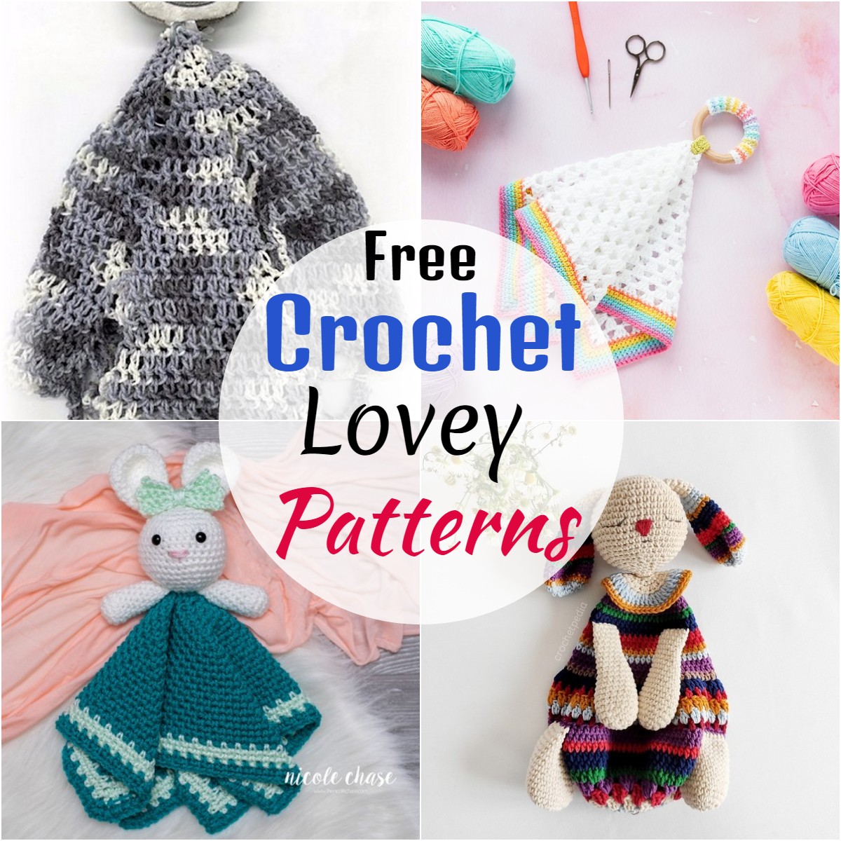 20 Free Crochet Lovey Patterns - DIYnCrafty