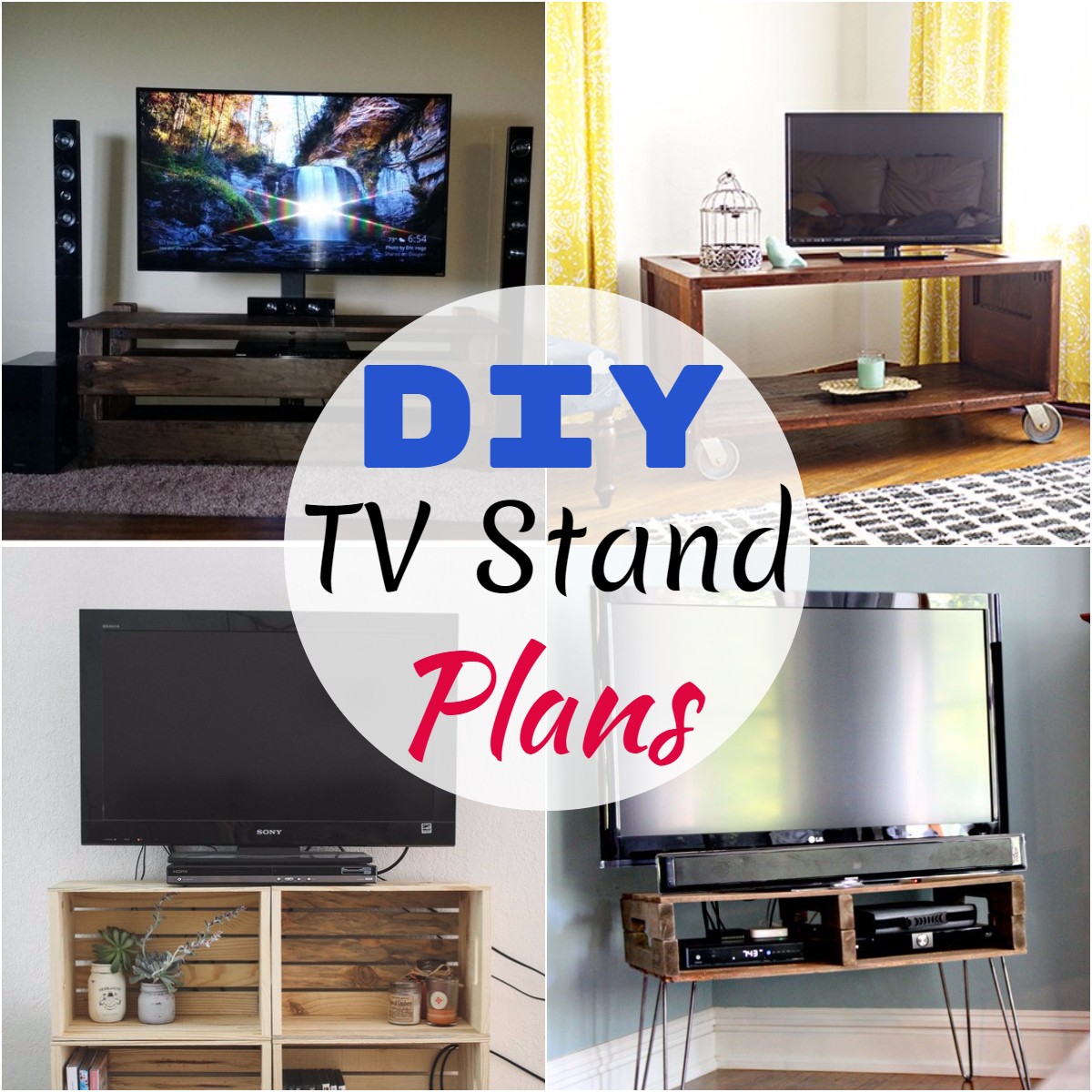 Free DIY TV Stand Plans 1