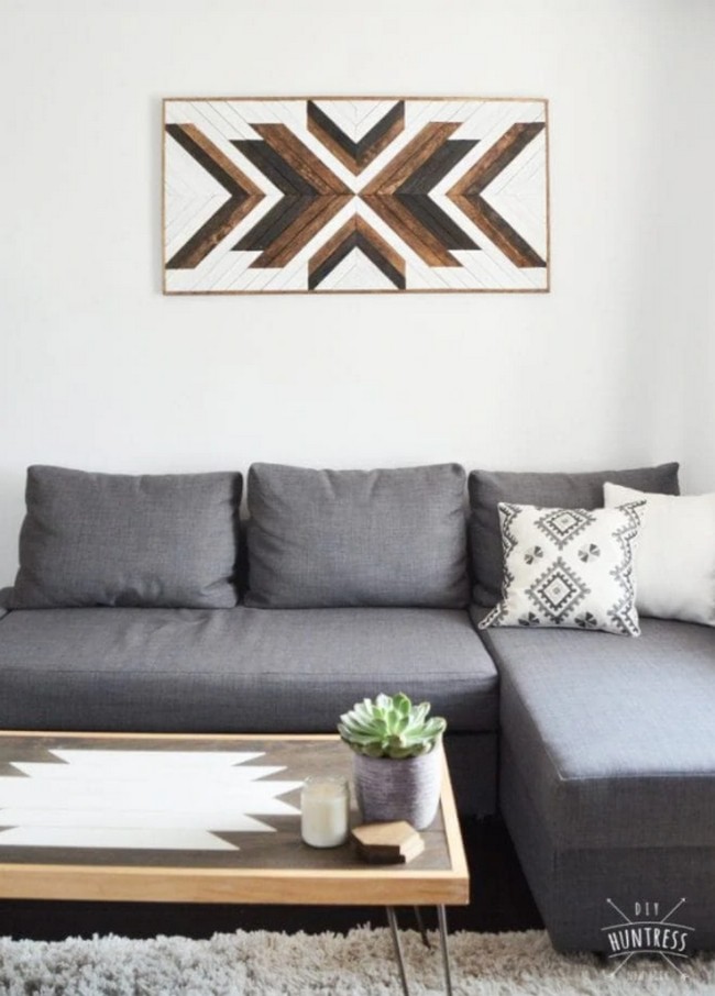 Geometric Wood décor Piece