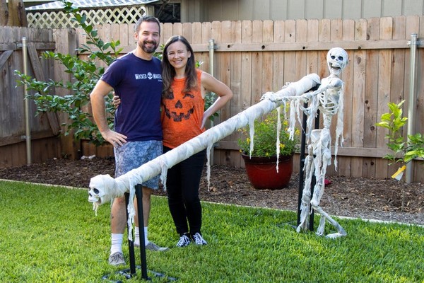 DIY Halloween Candy Slide