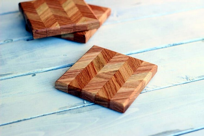 15 DIY Wooden Coasters - How To Make Wood Coaster