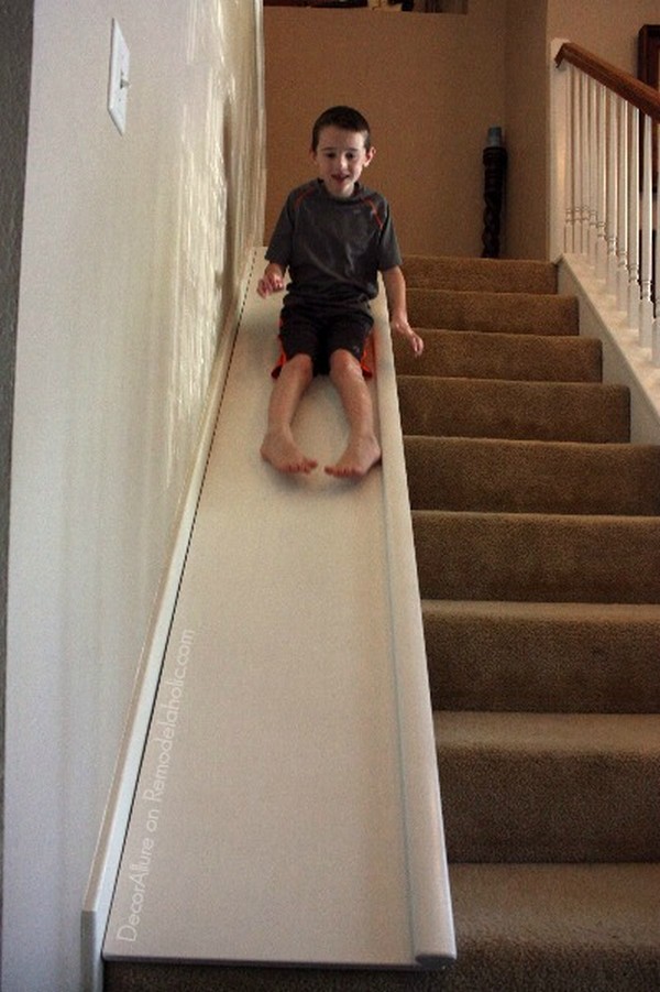 Add A Slide To Your Stairs